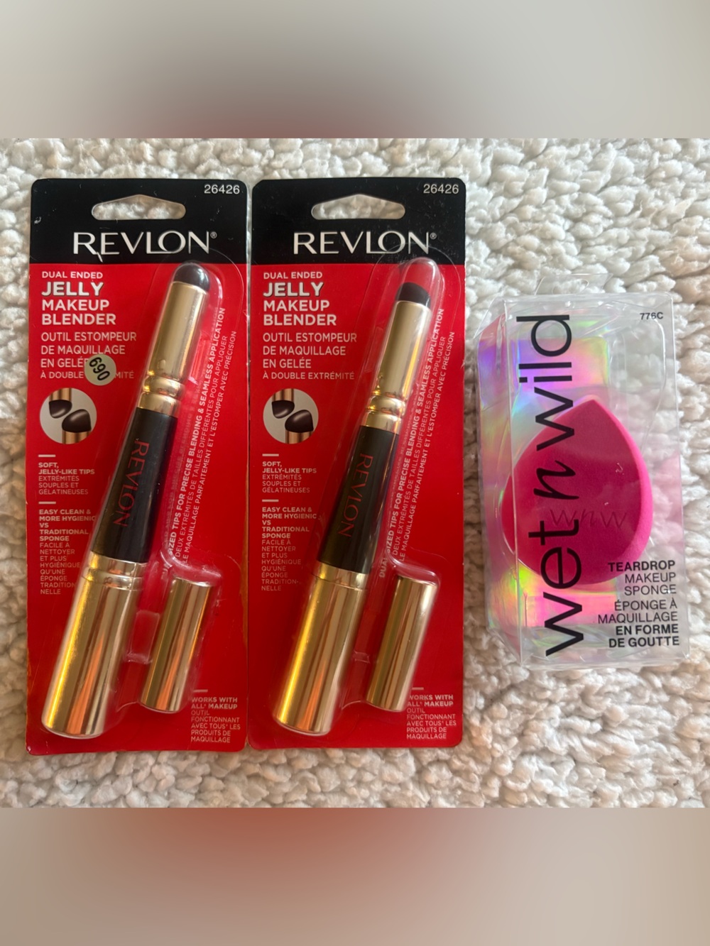 Revlon Dual-Ended Jelly Blender Stick & Wet N Wild beauty blender